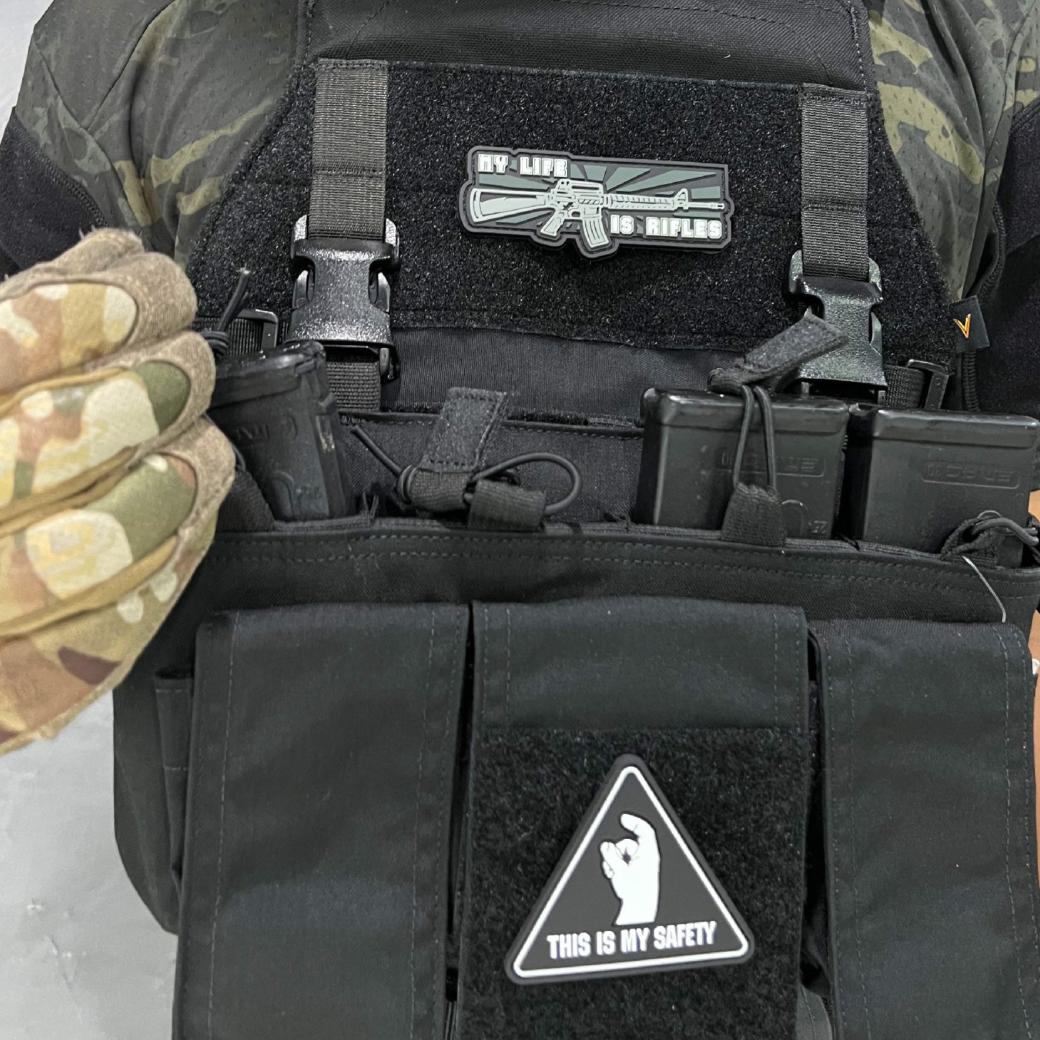 Valor PX - PVC Patches - My Life is my Rifles