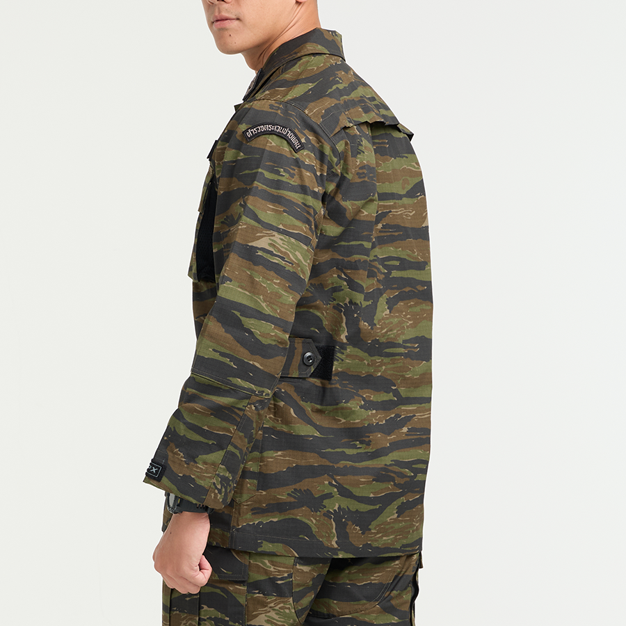 เสื้อทหาร VALOR PX - Native BDU Shirt [Tiger Stripe] เสื้อฝึก ตำรวจพลร่ม