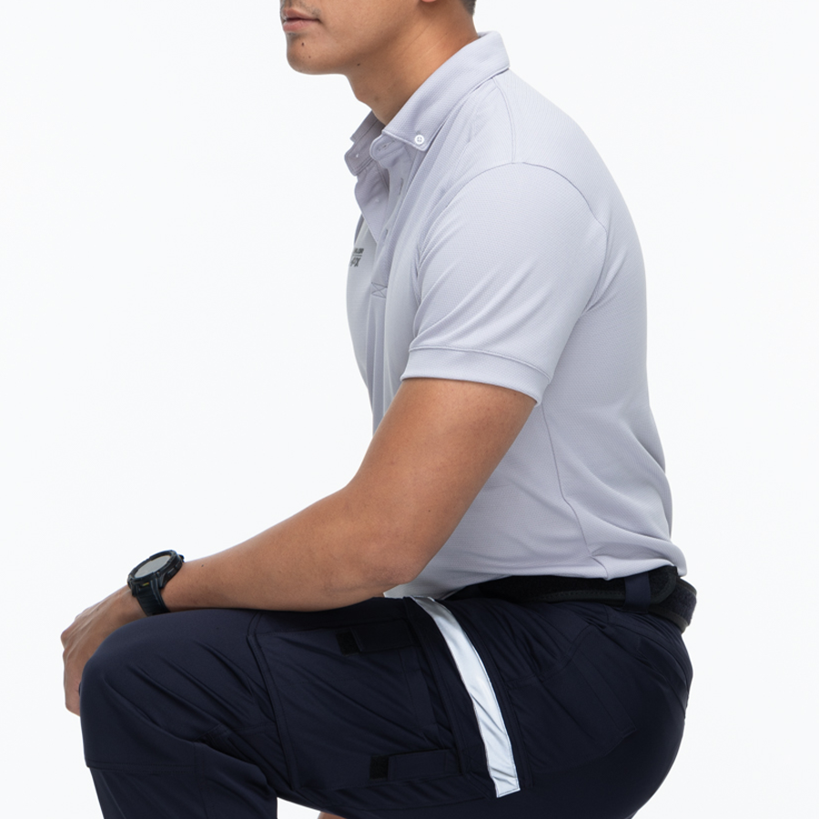 เสื้อโปโล VALOR PX - Proper Polo Shirts (Hiden 3D Screen Logo) เสื้อโปโลแขนสั้น ใส่สบาย