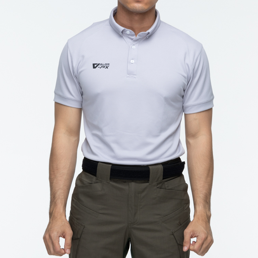 เสื้อโปโล VALOR PX - Proper Polo Shirts (Hiden 3D Screen Logo) เสื้อโปโลแขนสั้น ใส่สบาย