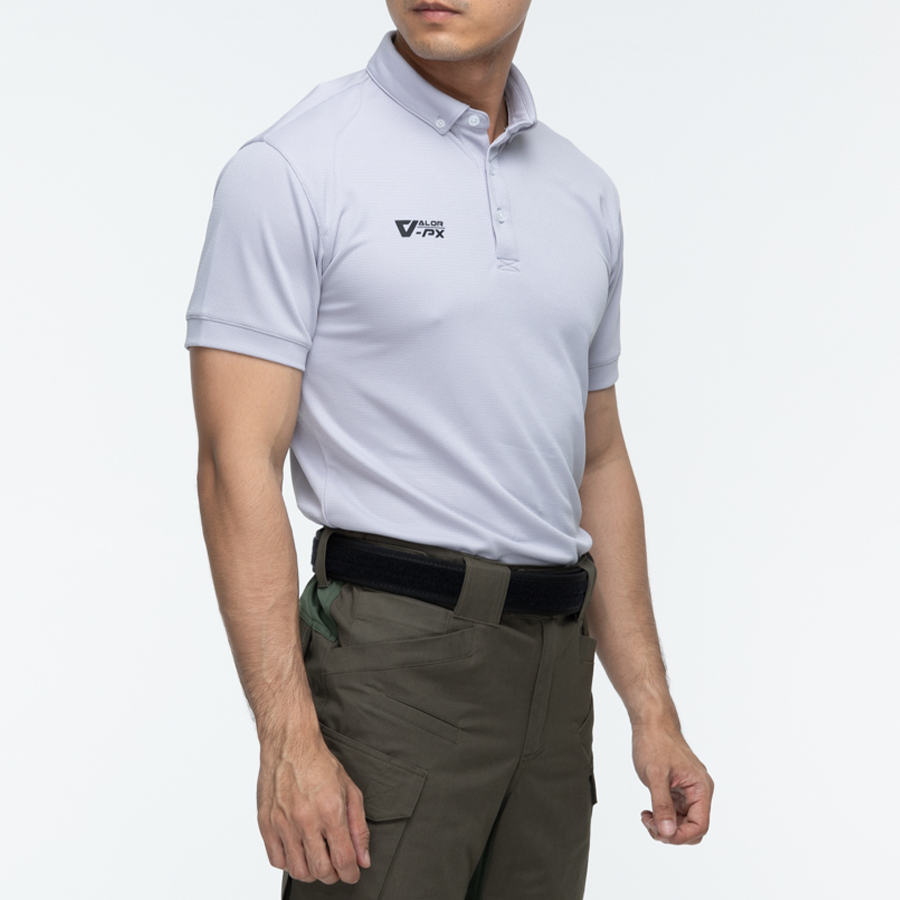 เสื้อโปโล VALOR PX - Proper Polo Shirts (Hiden 3D Screen Logo) เสื้อโปโลแขนสั้น ใส่สบาย