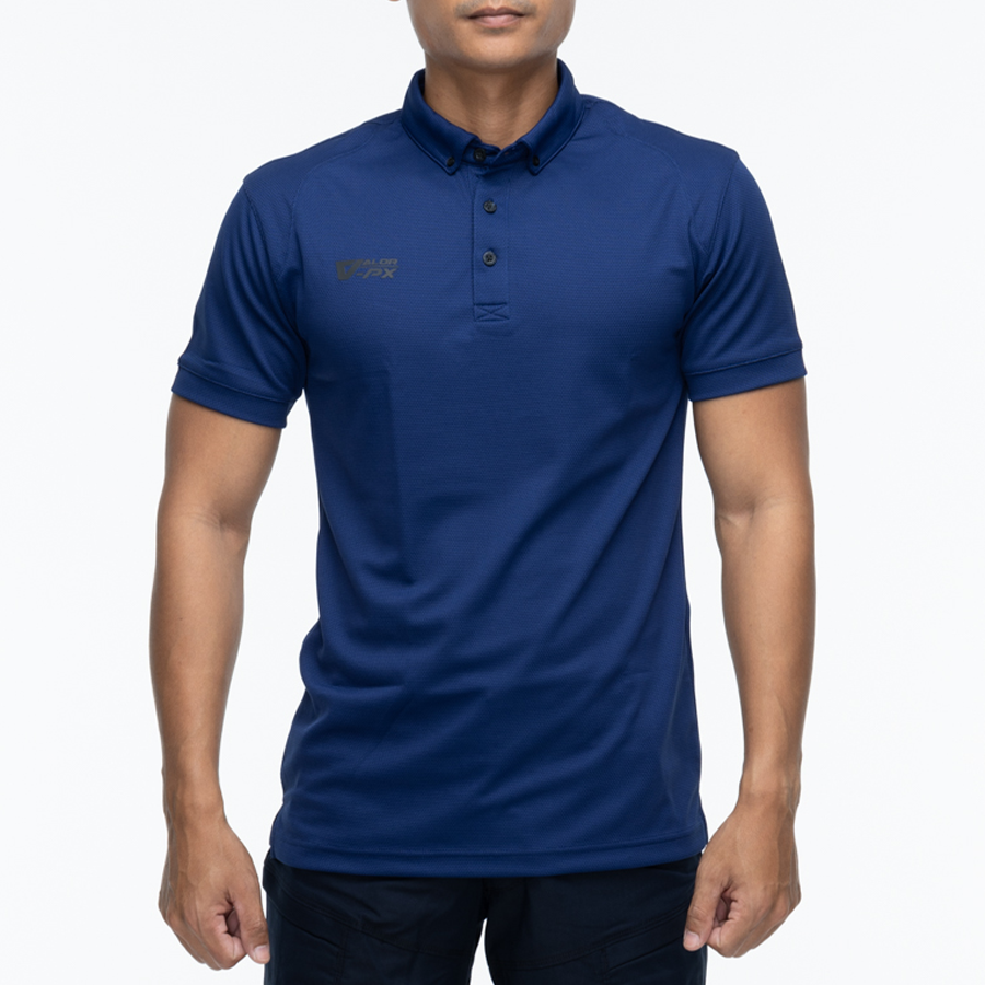 เสื้อโปโล VALOR PX - Proper Polo Shirts (Hiden 3D Screen Logo) เสื้อโปโลแขนสั้น ใส่สบาย