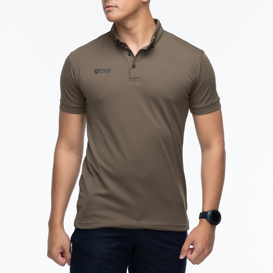 เสื้อโปโล VALOR PX - Proper Polo Shirts (Hiden 3D Screen Logo) เสื้อโปโลแขนสั้น ใส่สบาย
