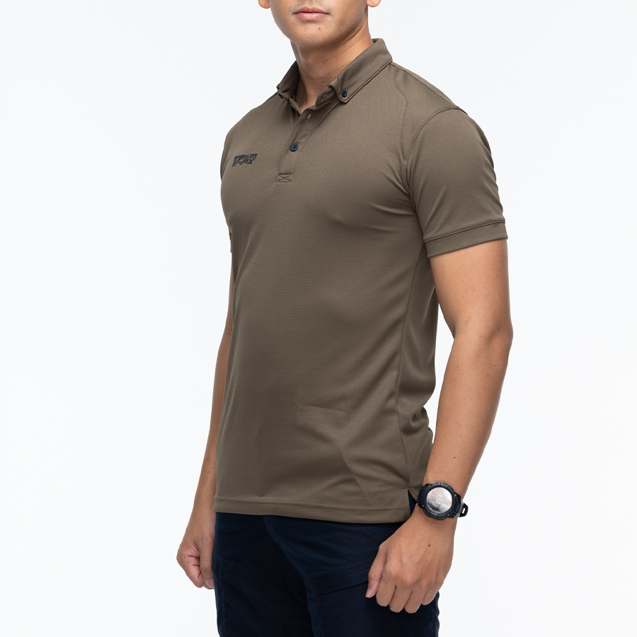เสื้อโปโล VALOR PX - Proper Polo Shirts (Hiden 3D Screen Logo) เสื้อโปโลแขนสั้น ใส่สบาย