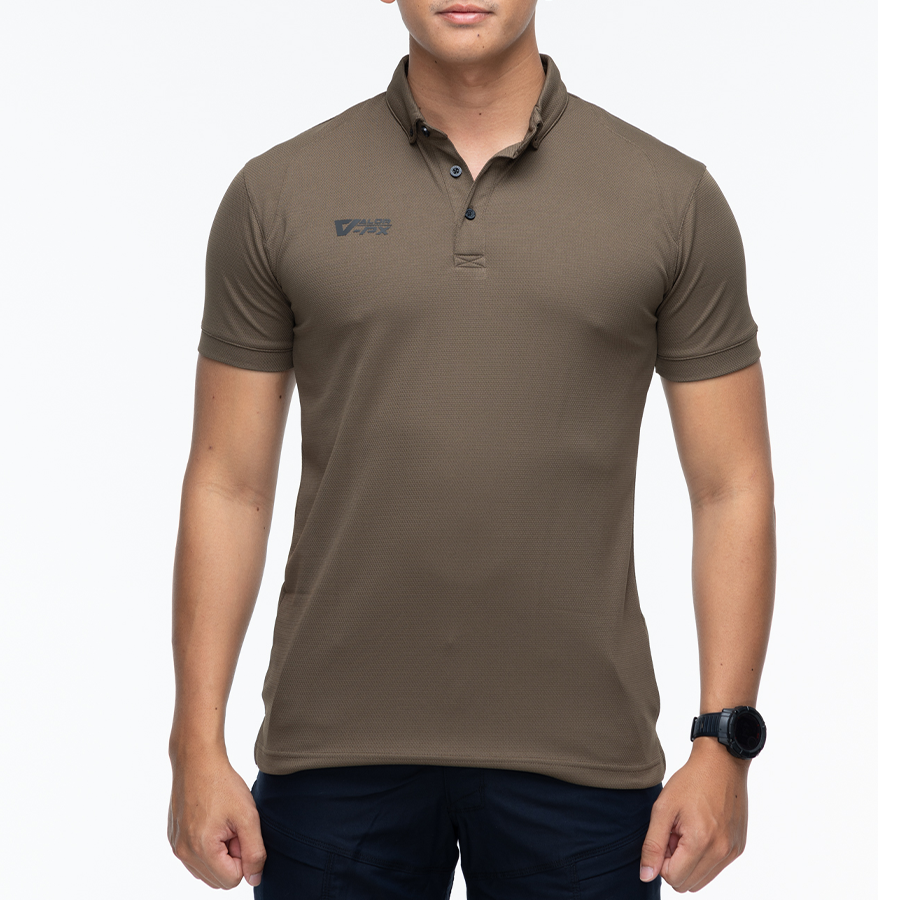 เสื้อโปโล VALOR PX - Proper Polo Shirts (Hiden 3D Screen Logo) เสื้อโปโลแขนสั้น ใส่สบาย