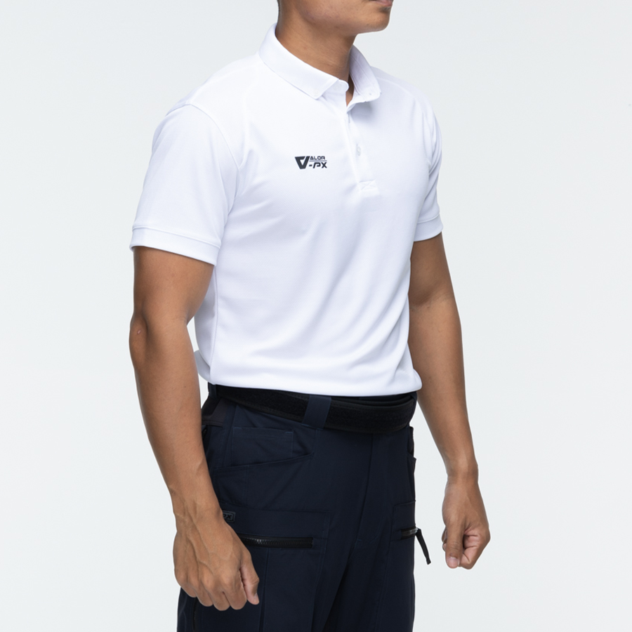 เสื้อโปโล VALOR PX - Proper Polo Shirts (Hiden 3D Screen Logo) เสื้อโปโลแขนสั้น ใส่สบาย