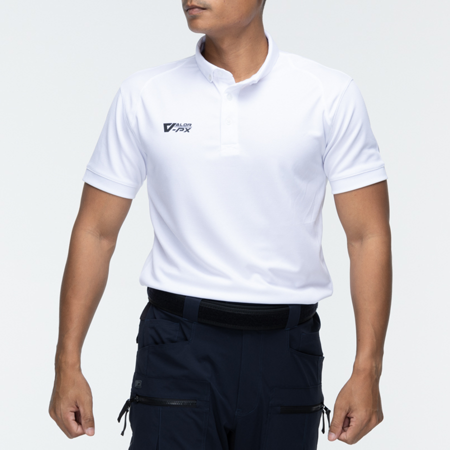เสื้อโปโล VALOR PX - Proper Polo Shirts (Hiden 3D Screen Logo) เสื้อโปโลแขนสั้น ใส่สบาย