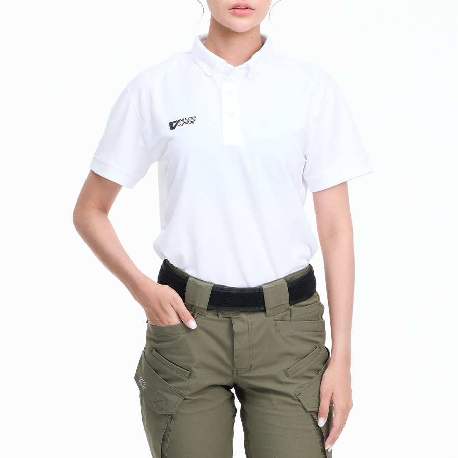 เสื้อโปโล VALOR PX - Proper Polo Shirts (Hiden 3D Screen Logo) เสื้อโปโลแขนสั้น ใส่สบาย