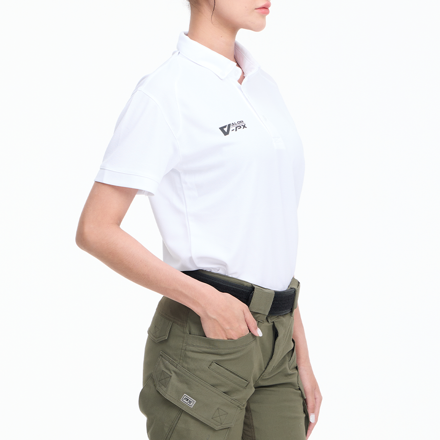 เสื้อโปโล VALOR PX - Proper Polo Shirts (Hiden 3D Screen Logo) เสื้อโปโลแขนสั้น ใส่สบาย