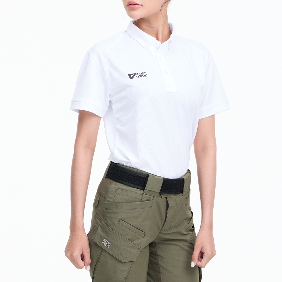 เสื้อโปโล VALOR PX - Proper Polo Shirts (Hiden 3D Screen Logo) เสื้อโปโลแขนสั้น ใส่สบาย