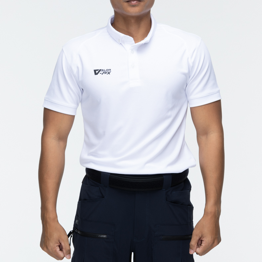 เสื้อโปโล VALOR PX - Proper Polo Shirts (Hiden 3D Screen Logo) เสื้อโปโลแขนสั้น ใส่สบาย