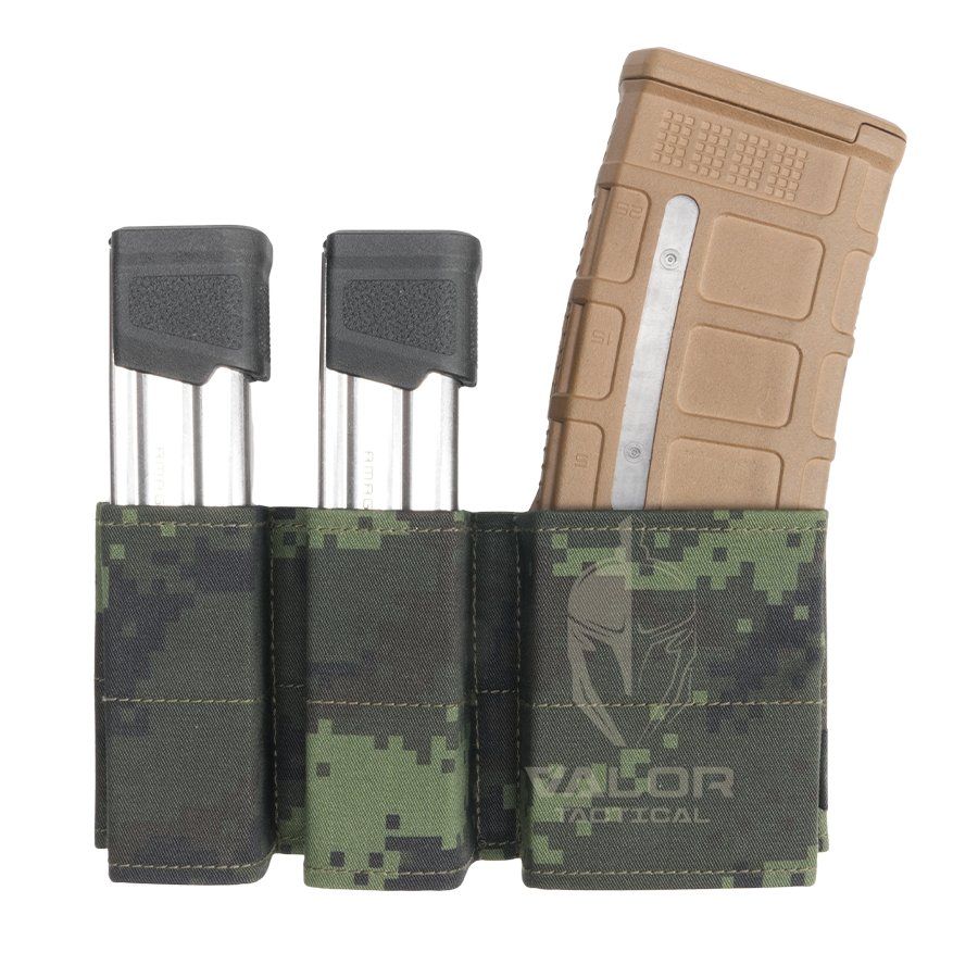 ซองแม็กกาซีน 3 ช่อง VALOR PX - Velox Magazine Pouch 9MM DB x M4 5.56
