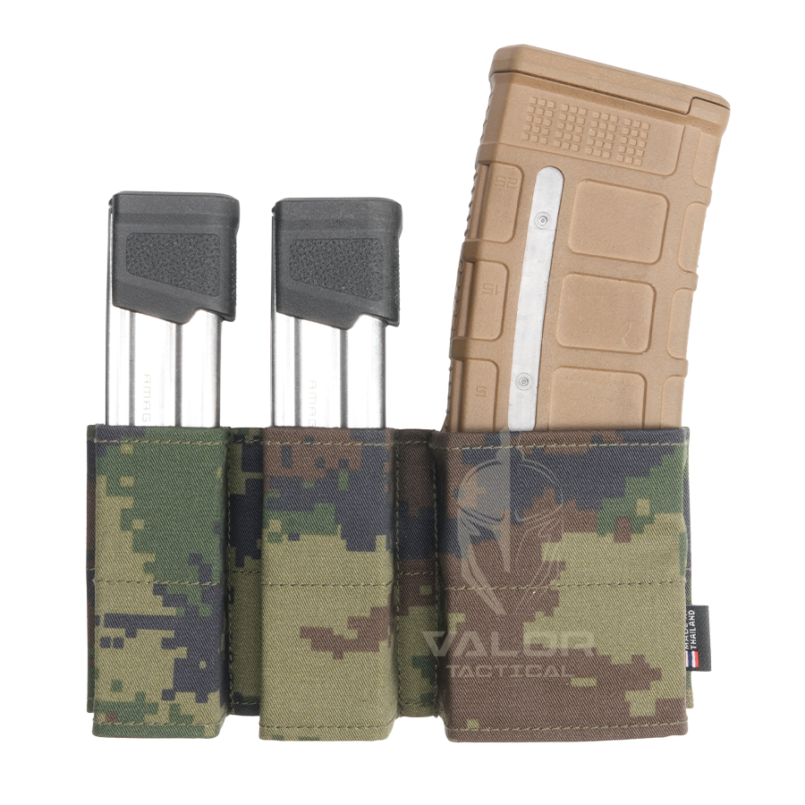 ซองแม็กกาซีน 3 ช่อง VALOR PX - Velox Magazine Pouch 9MM DB x M4 5.56