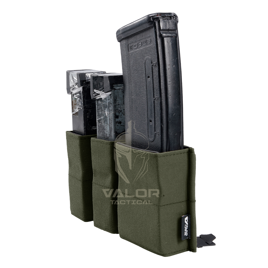 ซองแม็กกาซีน 3 ช่อง VALOR PX - Velox Magazine Pouch 9MM DB x M4 5.56