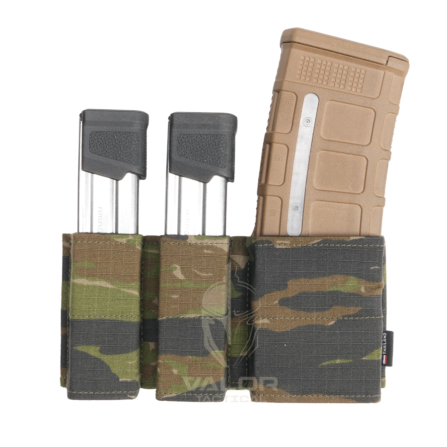 ซองแม็กกาซีน 3 ช่อง VALOR PX - Velox Magazine Pouch 9MM DB x M4 5.56