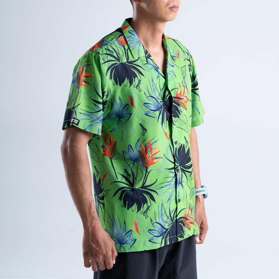 เสื้อฮาวาย VALOR PX - Gun Flower Hawaii Shirts