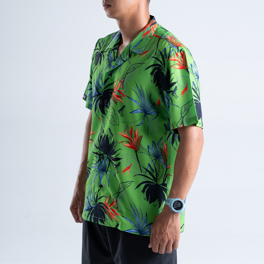 เสื้อฮาวาย VALOR PX - Gun Flower Hawaii Shirts