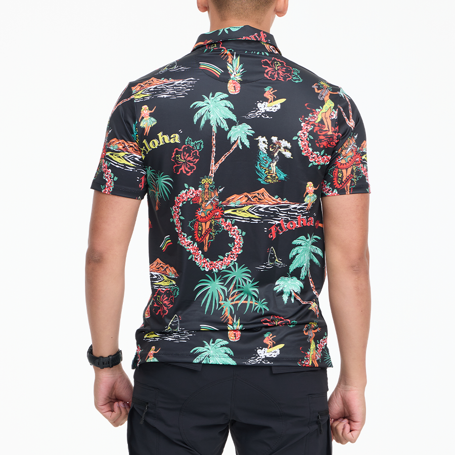เสื้อโปโลฮาวาย VALOR PX - Aloha Vibe Polo Hawaii Shirts