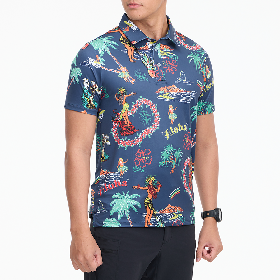 เสื้อโปโลฮาวาย VALOR PX - Aloha Vibe Polo Hawaii Shirts