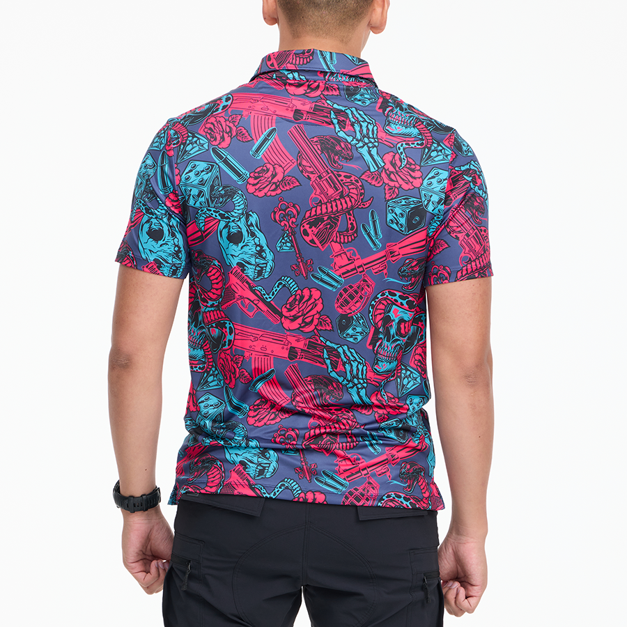 เสื้อโปโลฮาวาย VALOR PX - Venom Royale Polo Hawaii Shirt
