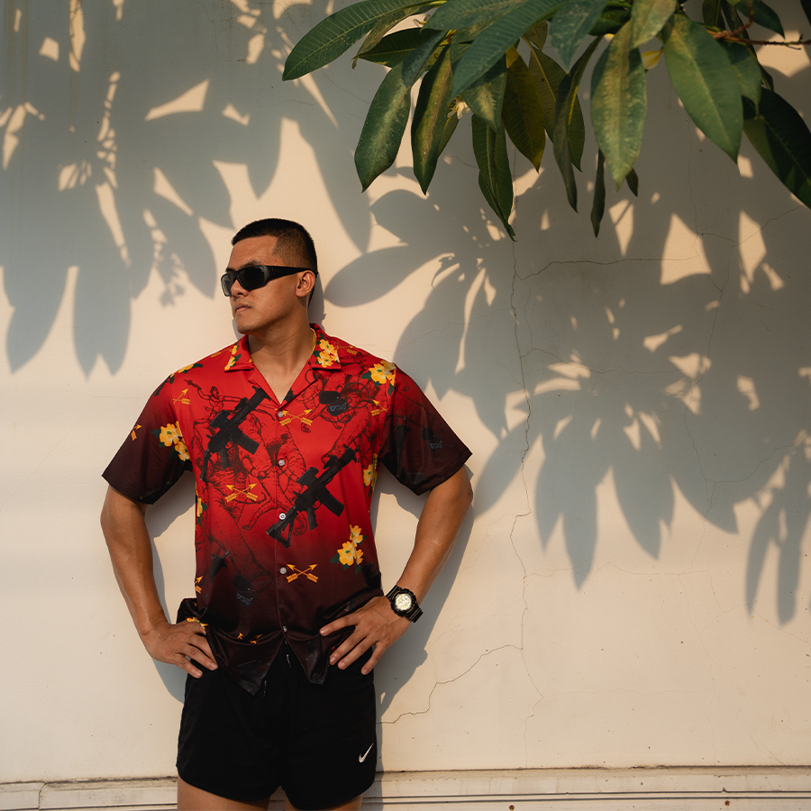 เสื้อฮาวาย VALOR PX - เอราวัณ M5 Hawaii Shirt