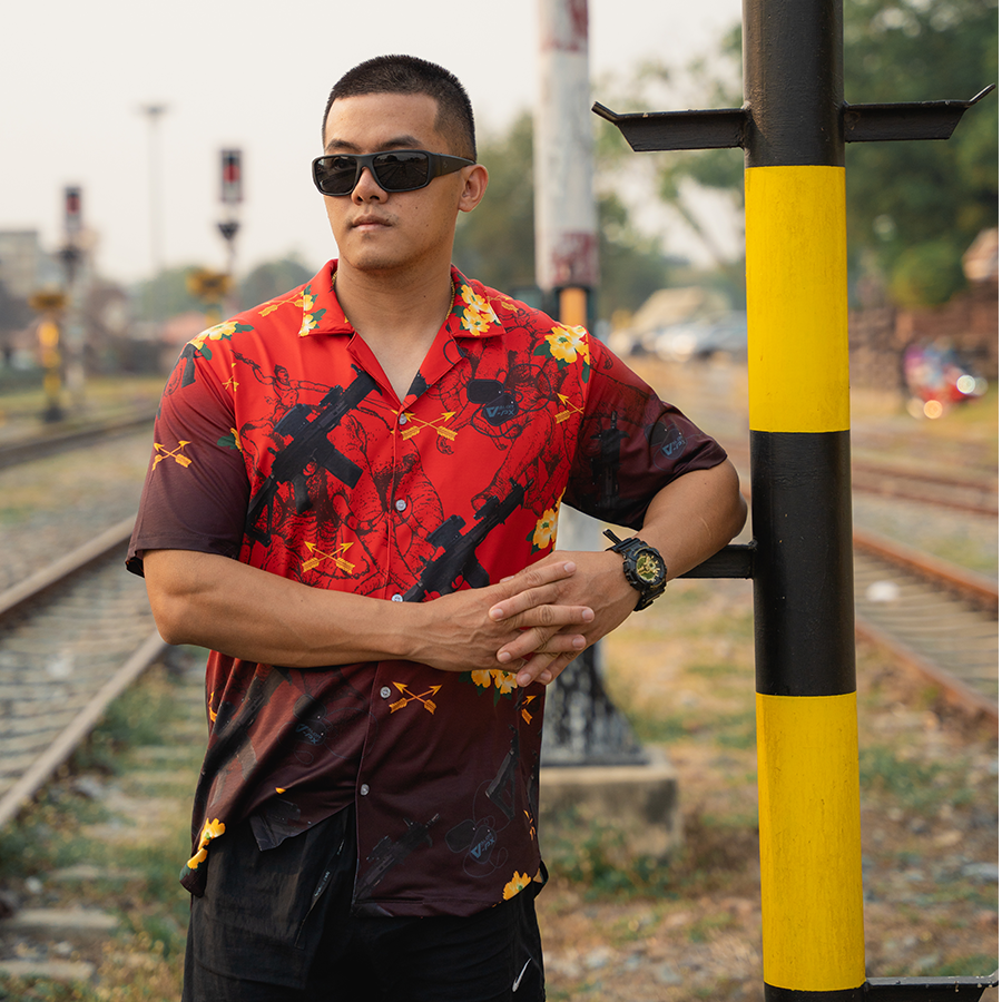เสื้อฮาวาย VALOR PX - เอราวัณ M5 Hawaii Shirt