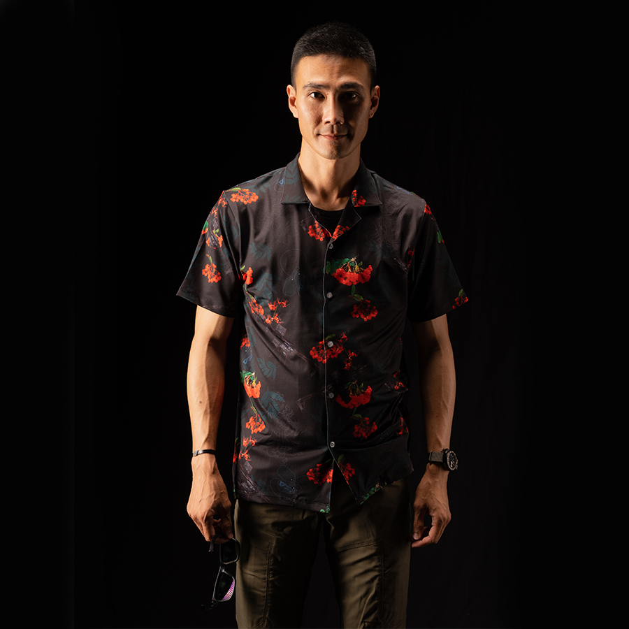 เสื้อฮาวาย VALOR PX - หนุมาน MCX Hawaii Shirt