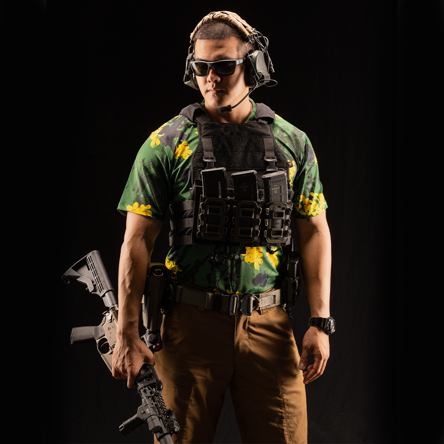 เสื้อฮาวาย VALOR PX - ทศกันฐ์ลั่นไก Hawaii Shirt