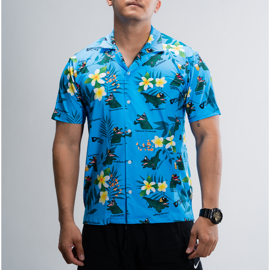 เสื้อฮาวาย VALOR PX x หรวจลาว - Original Hawaii Shirt