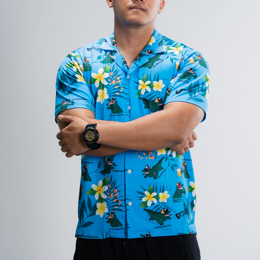 เสื้อฮาวาย VALOR PX x หรวจลาว - Original Hawaii Shirt