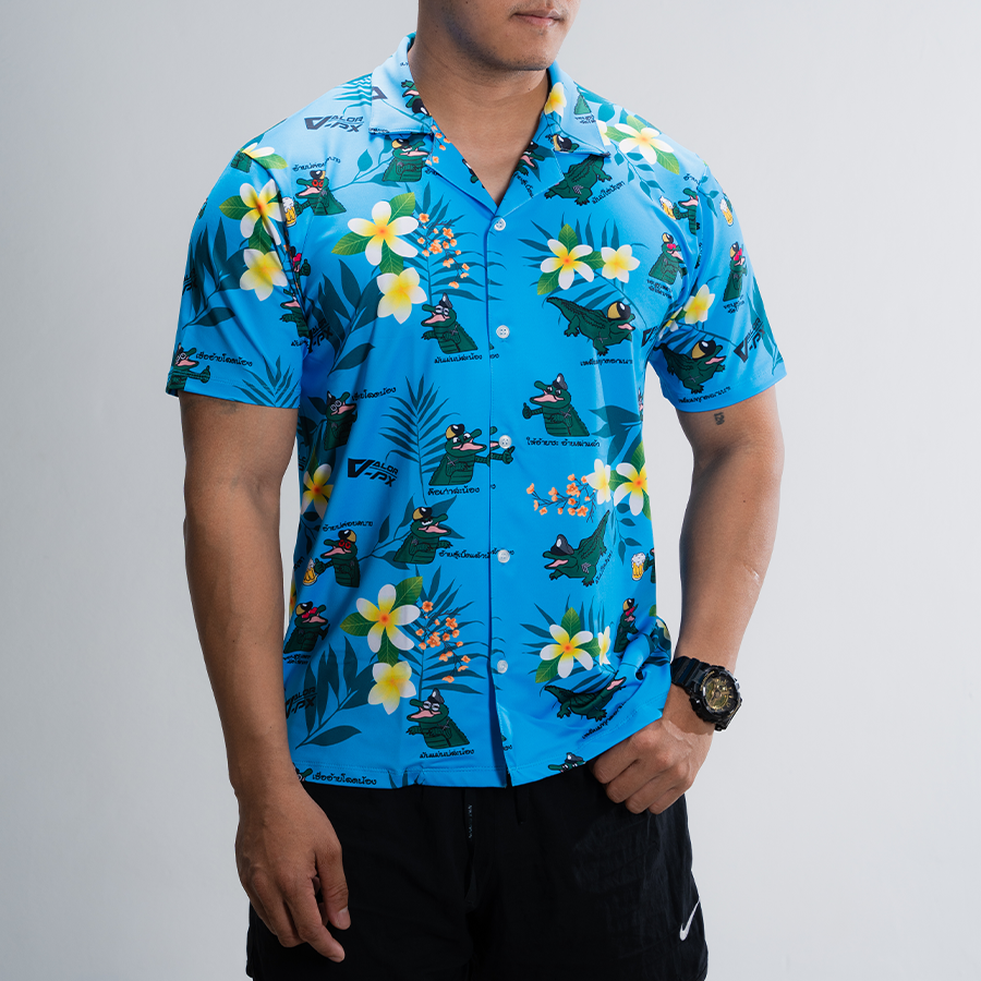 เสื้อฮาวาย VALOR PX x หรวจลาว - Original Hawaii Shirt