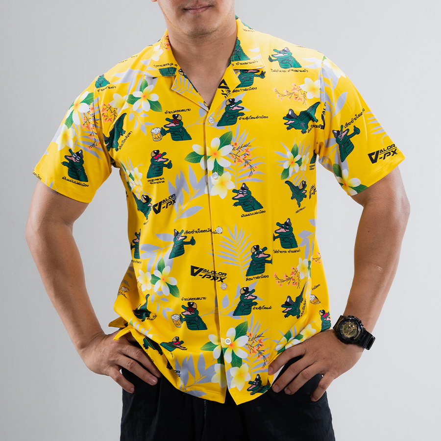 เสื้อฮาวาย VALOR PX x หรวจลาว - Original Hawaii Shirt