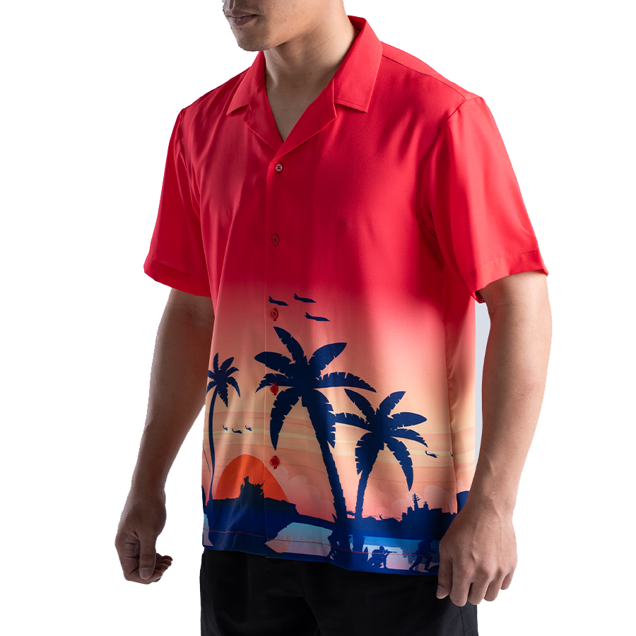 เสื้อฮาวาย VALOR PX - ยกพลขึ้นบก Hawaii Shirt