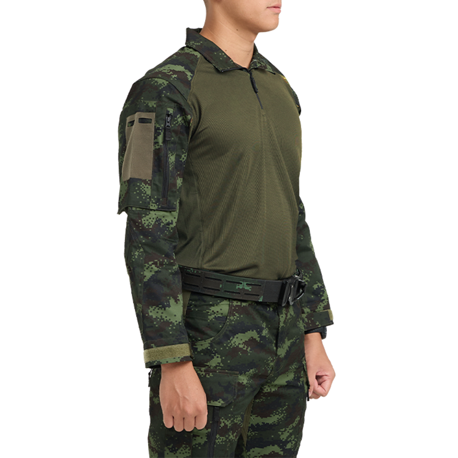 เสื้อทหาร VALOR PX - Native Combat Shirt เสื้อคอมแบทลายพราง ทหารบก