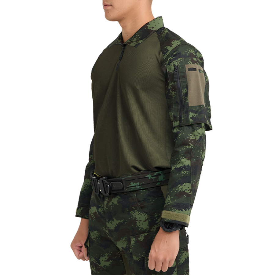 เสื้อทหาร VALOR PX - Native Combat Shirt เสื้อคอมแบทลายพราง ทหารบก