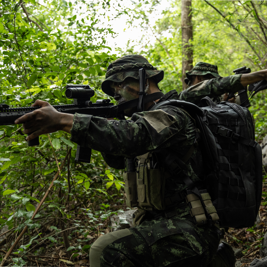 เสื้อทหาร VALOR PX - Native Combat Shirt เสื้อคอมแบทลายพราง ทหารบก