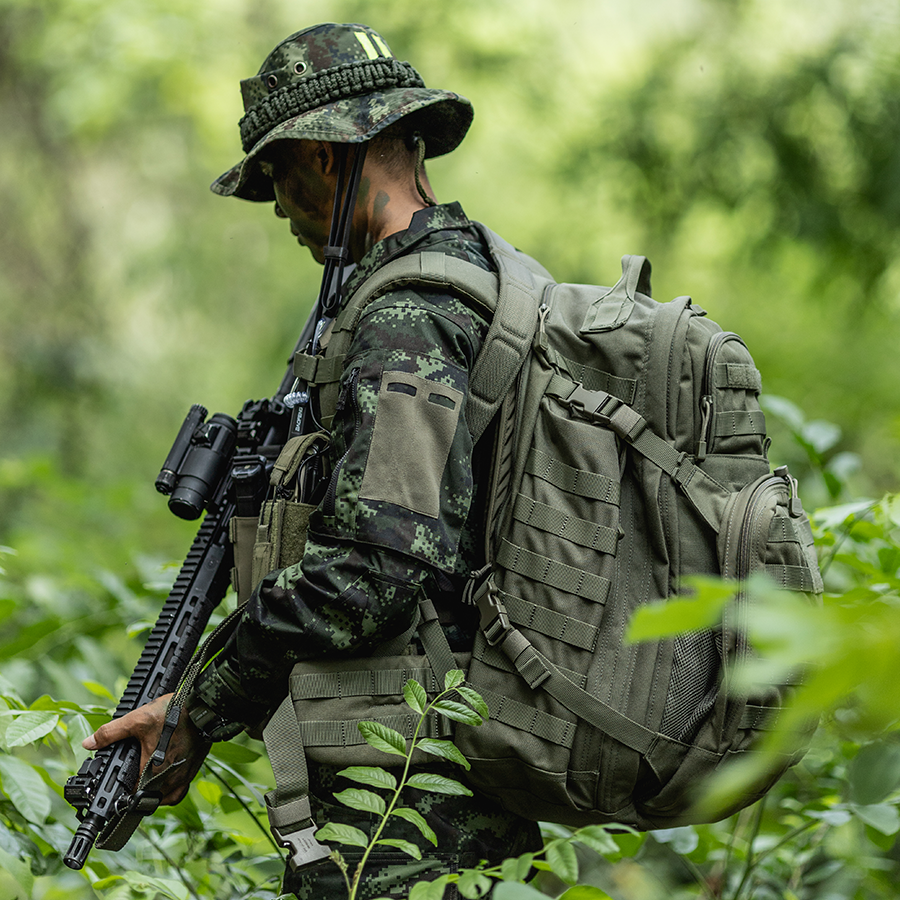 เสื้อทหาร VALOR PX - Native Combat Shirt เสื้อคอมแบทลายพราง ทหารบก