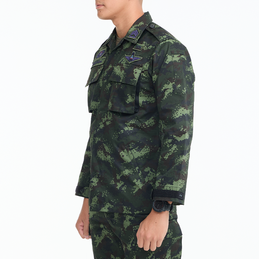 VALOR PX - NATIVE BDU Shirt, camouflage training shirt, Royal Thai Army.