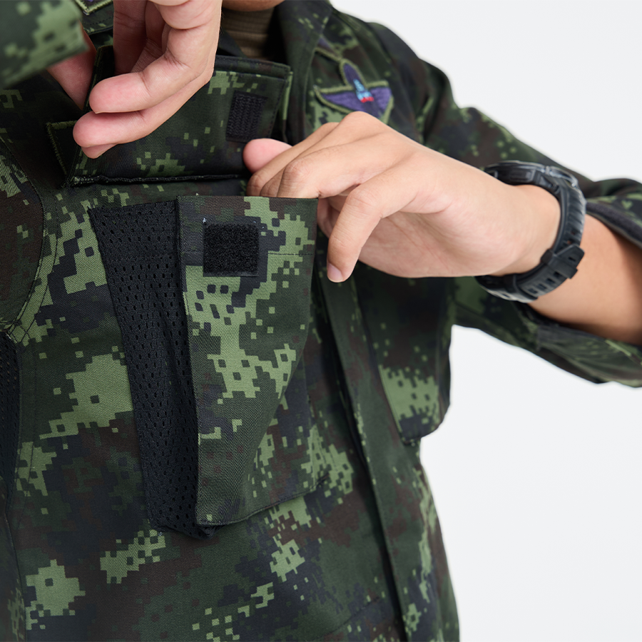 VALOR PX - NATIVE BDU Shirt, camouflage training shirt, Royal Thai Army.