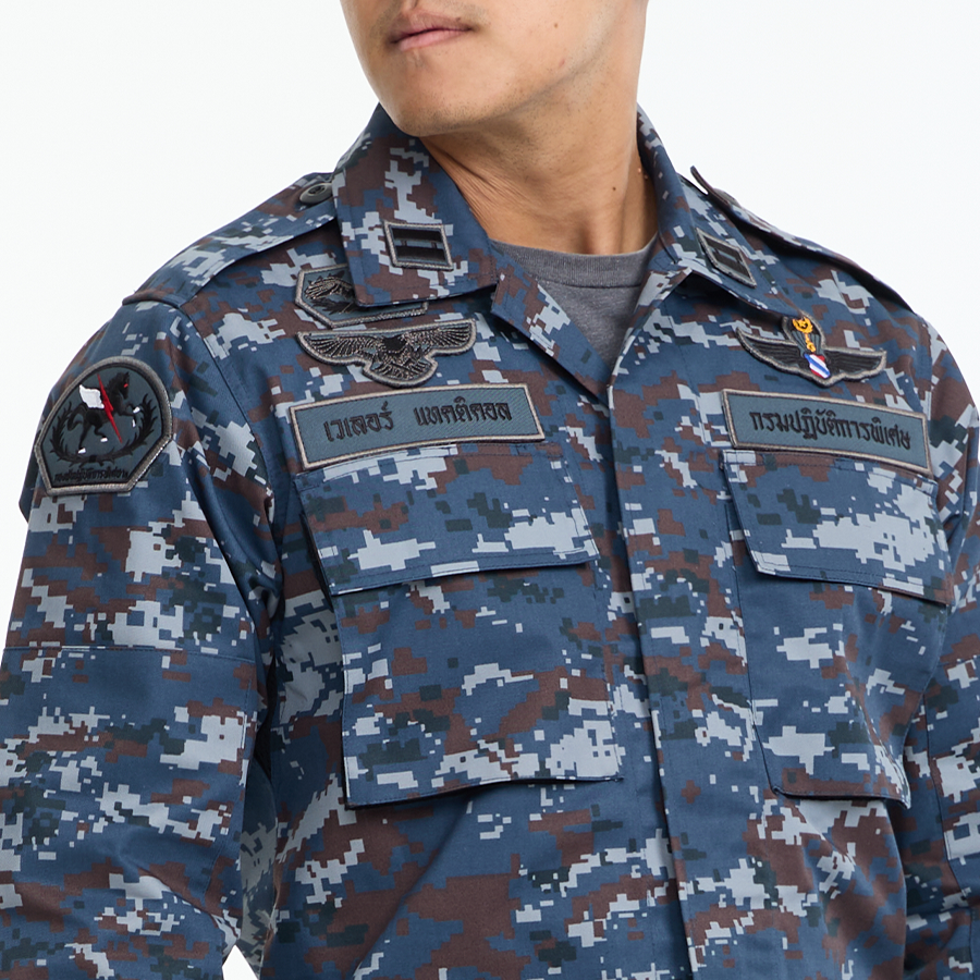 เสื้อทหาร VALOR PX - Native BDU Shirt เสื้อชุดฝึกลายพราง ทหารอากาศ RTAF