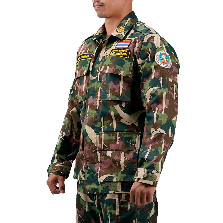 เสื้อทหาร VALOR PX - Native BDU Shirt เสื้อลายพราง กรมอุทยานแห่งชาติ สัตว์ป่า และพันธุ์พืช