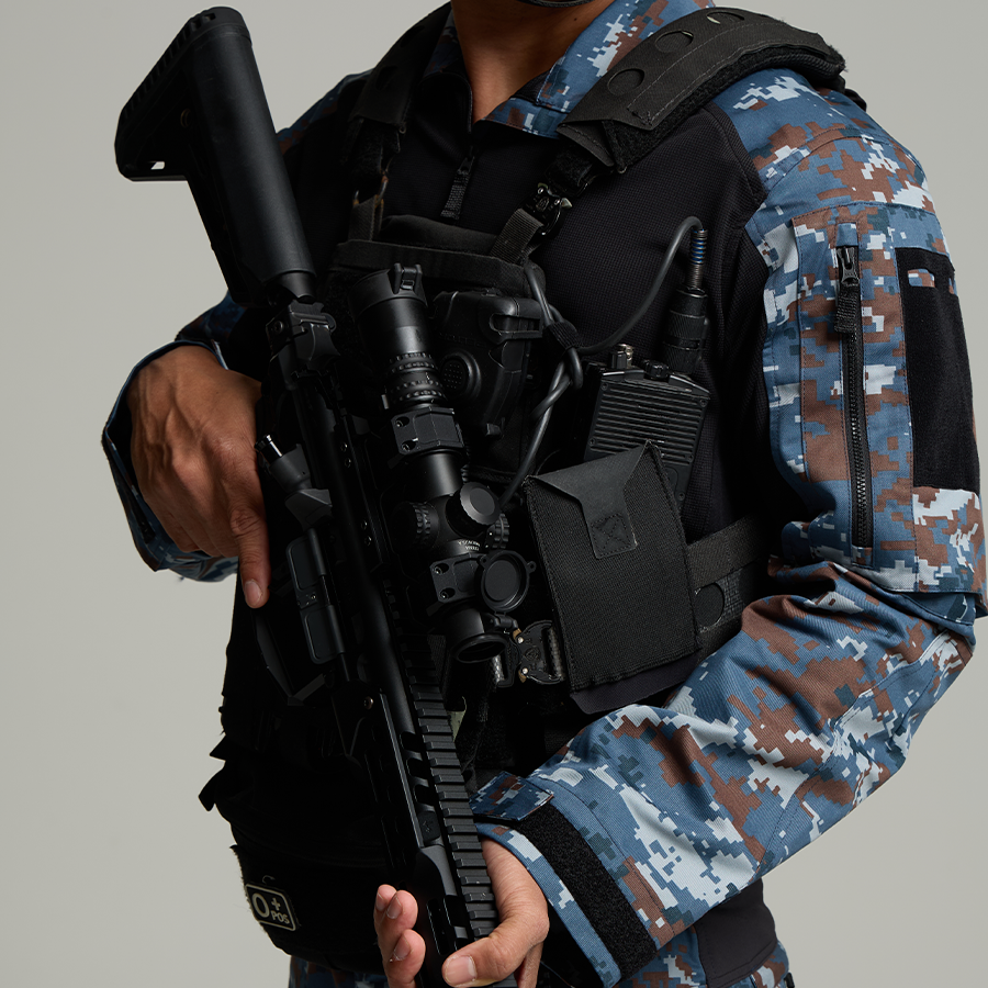 เสื้อทหาร VALOR PX - Native Combat Shirt [RTAF/Black] เสื้อคอมแบท ทหารอากาศ