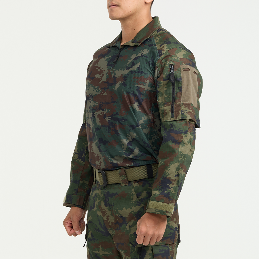Valor PX - NATIVE COMBAT SHIRT, camouflage combat shirt, navy