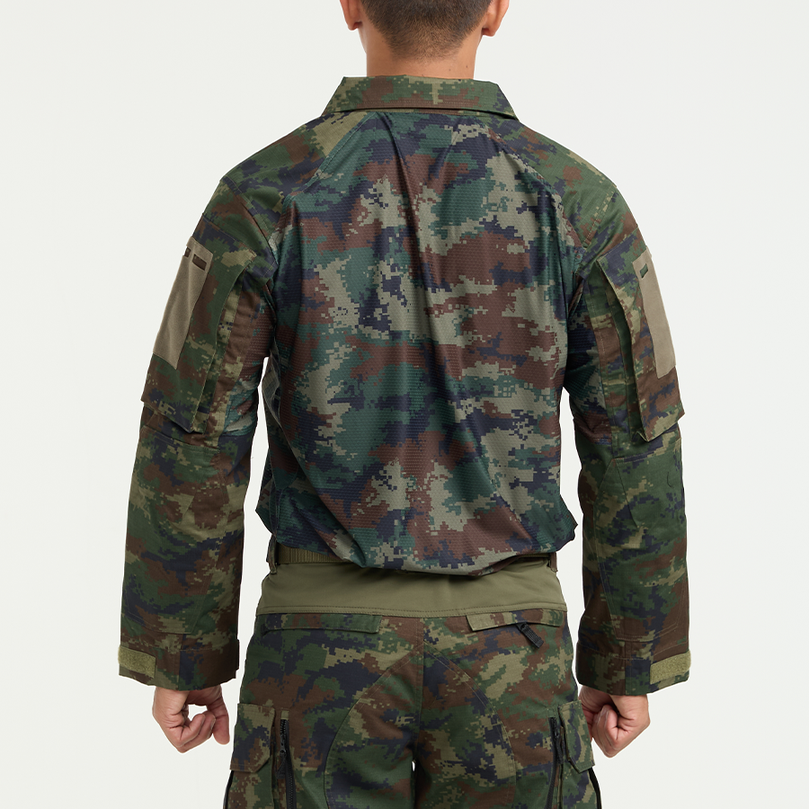 Valor PX - NATIVE COMBAT SHIRT, camouflage combat shirt, navy
