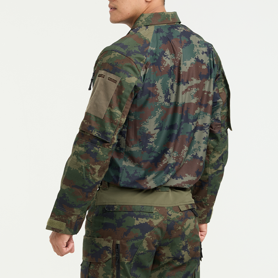 Valor PX - NATIVE COMBAT SHIRT, camouflage combat shirt, navy