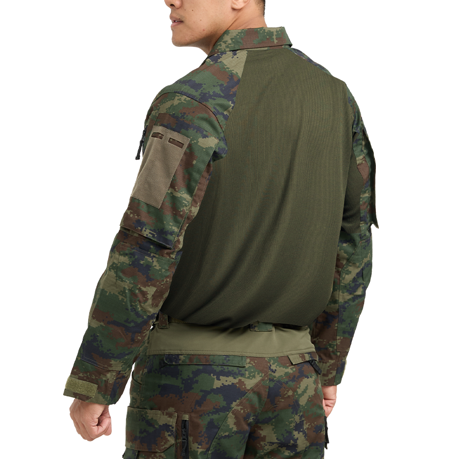 Valor PX - NATIVE COMBAT SHIRT, camouflage combat shirt, navy