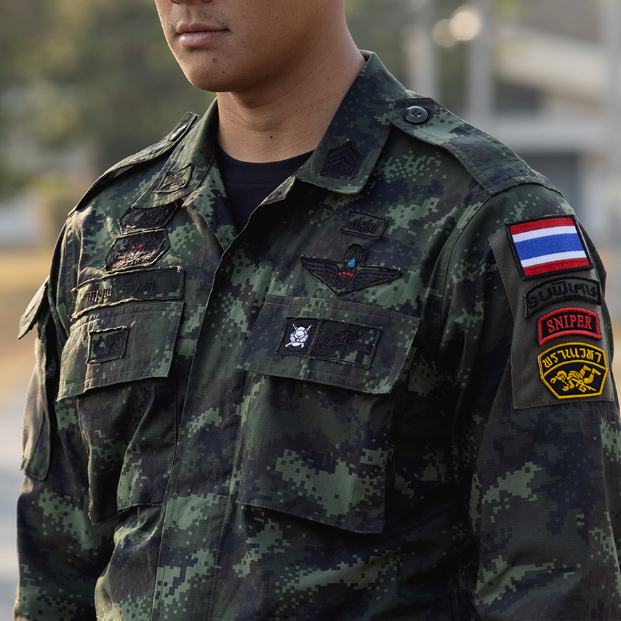 VALOR PX - Embroidered Patch Rank Insignia Royal Thai Army สำหรับปัก