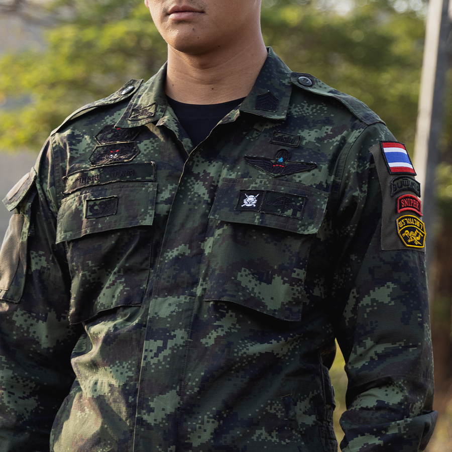 VALOR PX - Standard BDU Shirt [RTA] เสื้อฝึกพราง ทหารบก สำหรับปัก