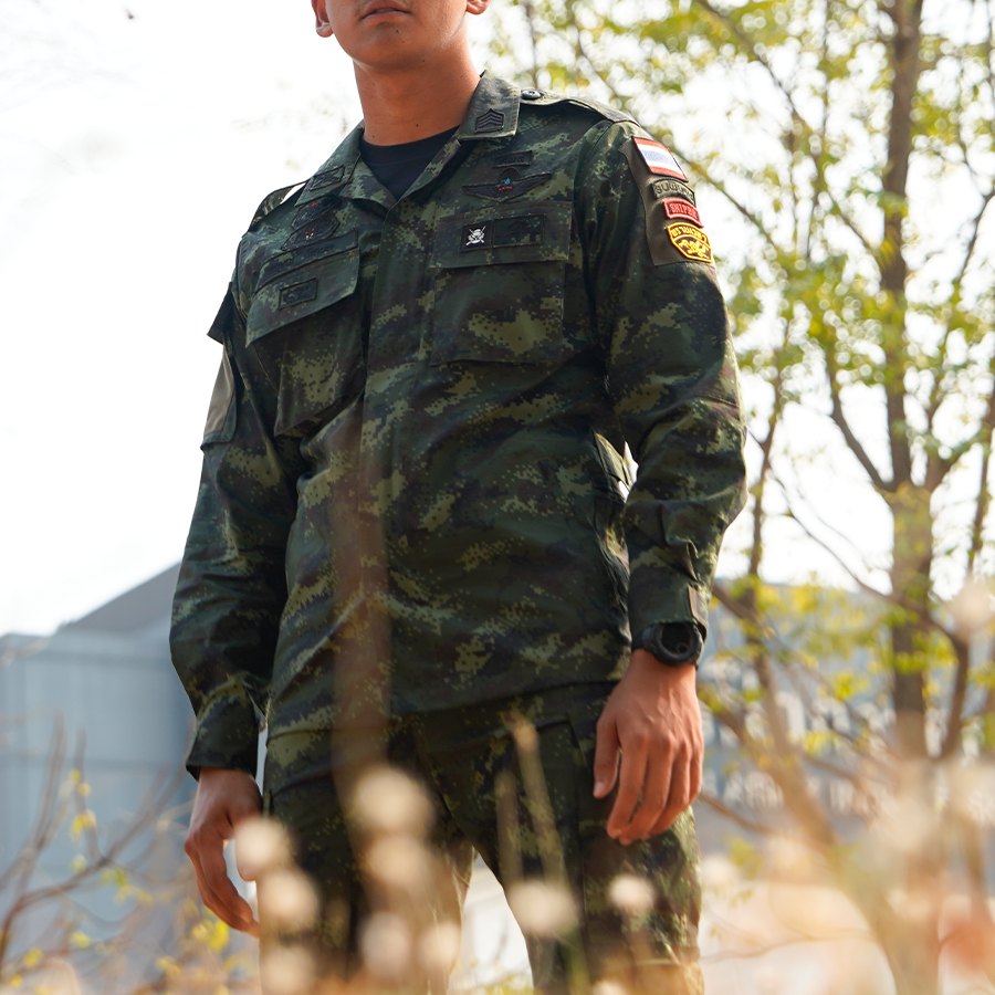 VALOR PX - Standard BDU Shirt [RTA] เสื้อฝึกพราง ทหารบก สำหรับปัก