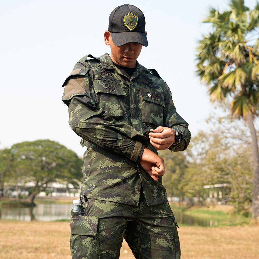 VALOR PX - Standard BDU Shirt [RTA] เสื้อฝึกพราง ทหารบก สำหรับปัก